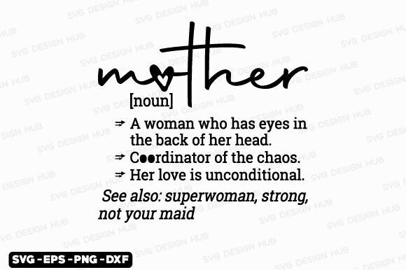 Mother Definition SVG: An Embroidery Design Review