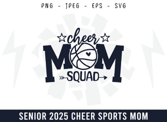 Proud Cheer Basketball Mom Squad Design Review