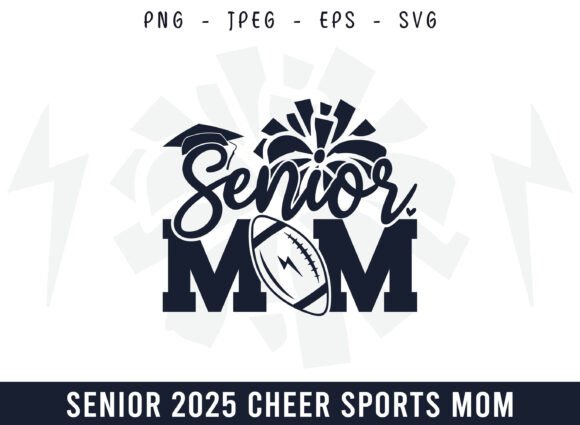 Proud Senior Cheer Football Mom Design Review