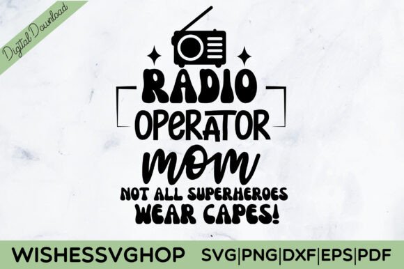 Radio Operator Mom SVG PNG: A Designer’s Review