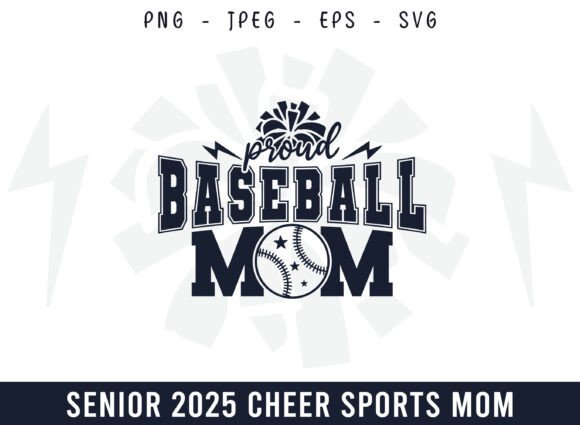 Senior 2025 Proud Baseball Mom Design Review