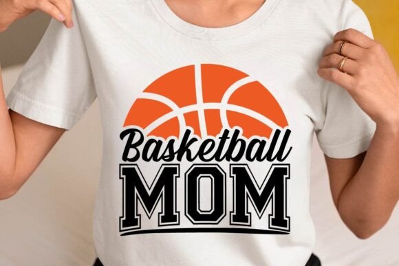 Sports Basketball Mom Png SVG Shirts: A Stitch Test